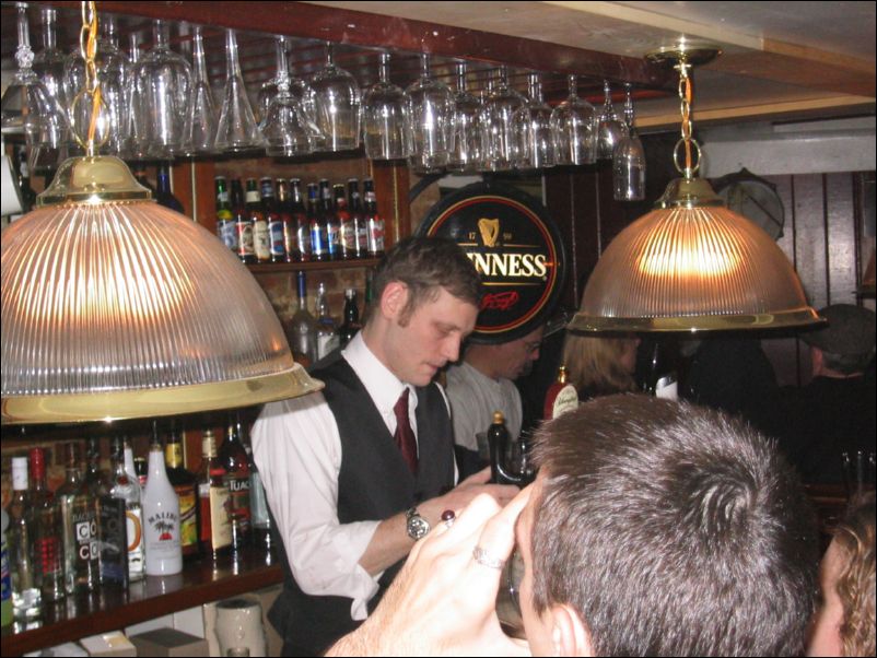 Nat, the hardest working<br>Barkeep in Nap Town!