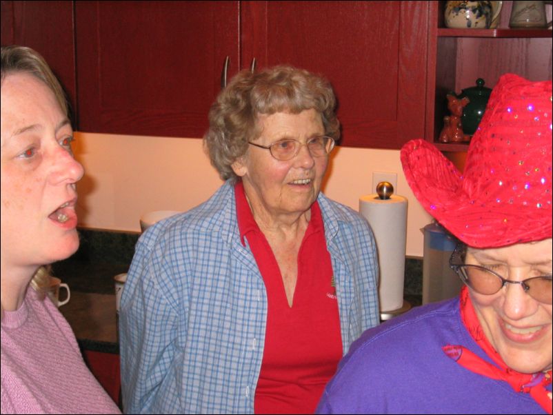 Signe, smiling as usual.