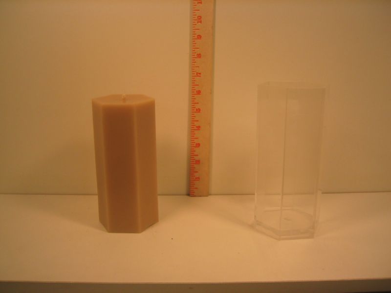 Never leave a burning candle unattended!