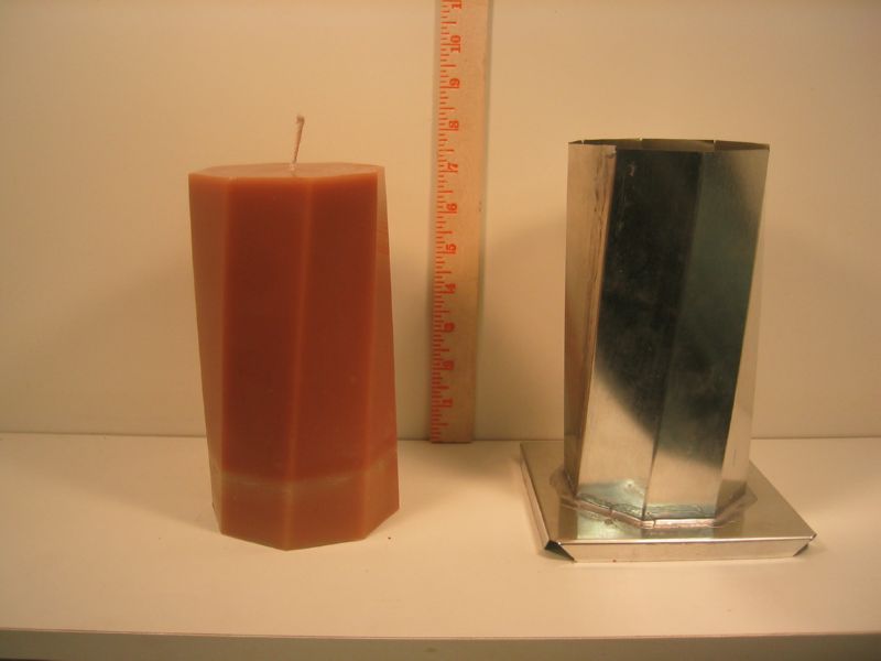 Never leave a burning candle unattended!