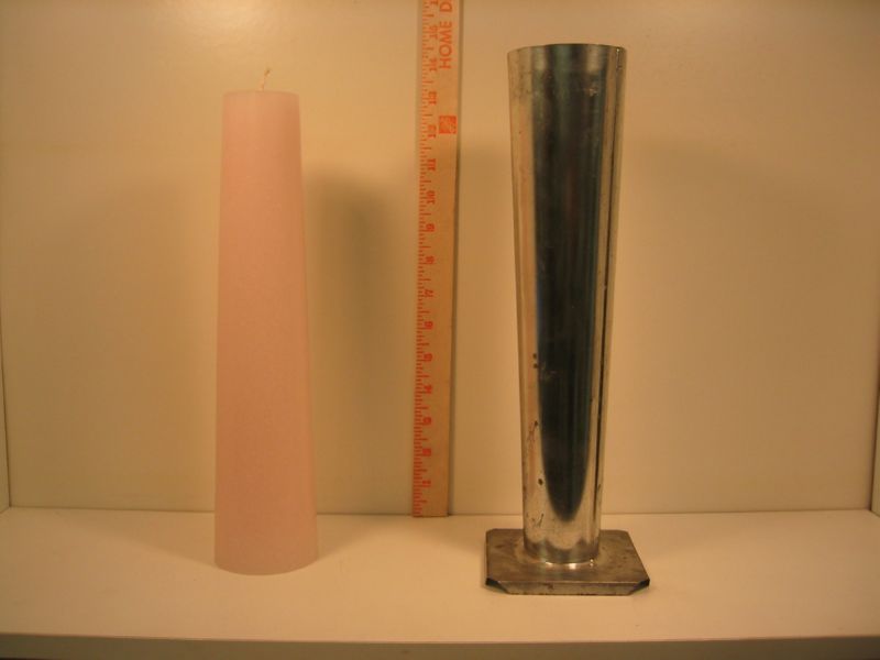 Never leave a burning candle unattended!