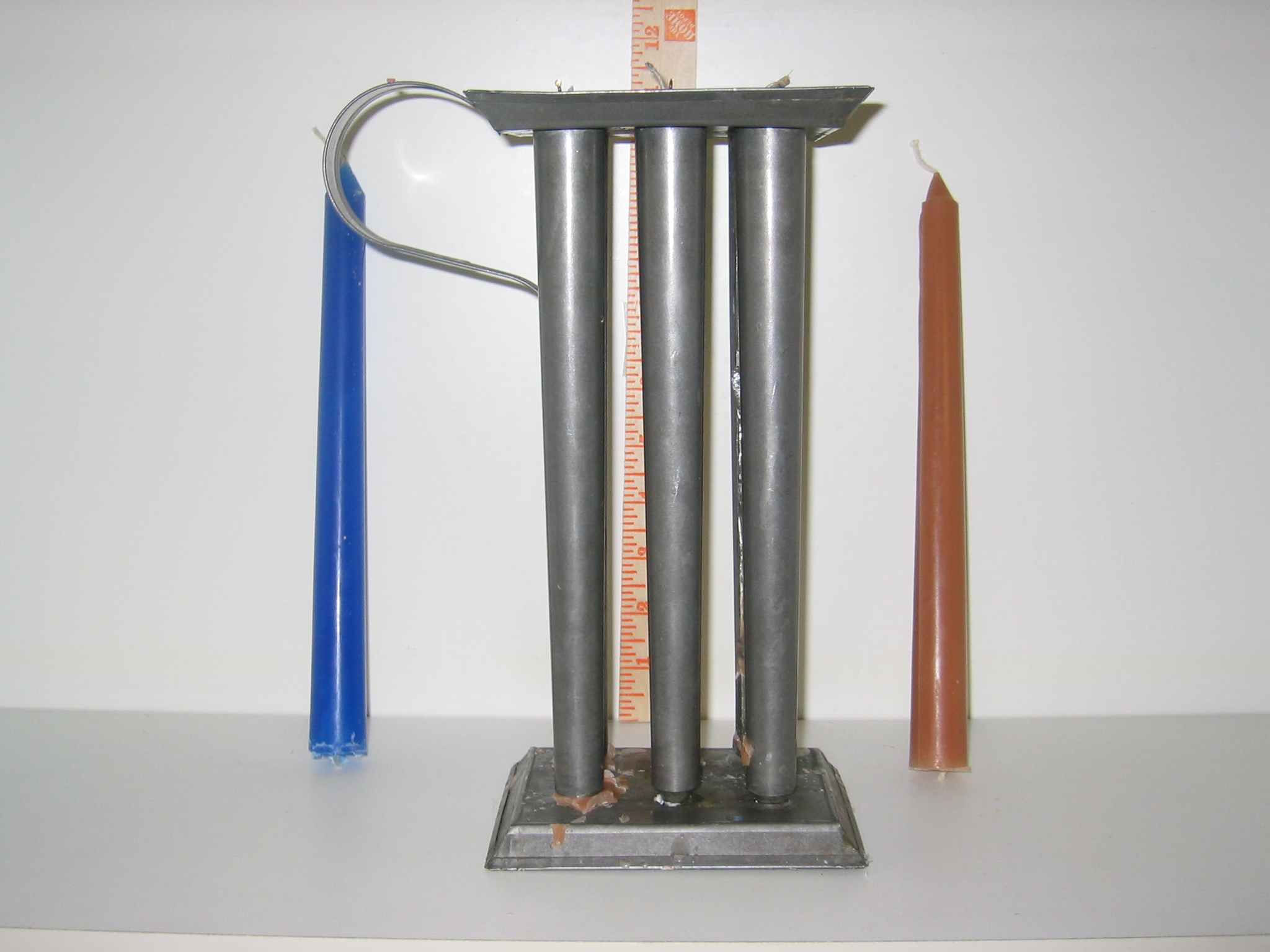 Never leave a burning candle unattended!