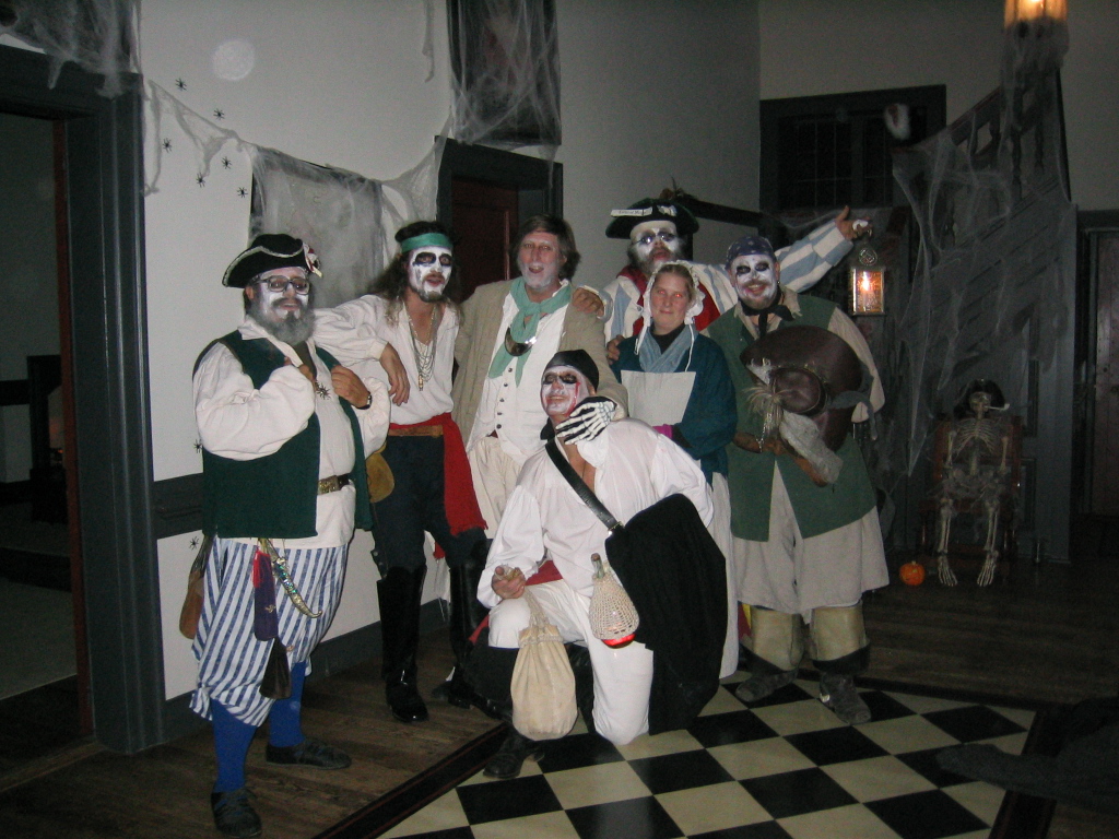 <b>L-R: Allan Williams, Jim Rockwell, Myron Peterson, Bobby Edwards (kneeling), Vince Wilding, Deb Fuller & Brad Howard