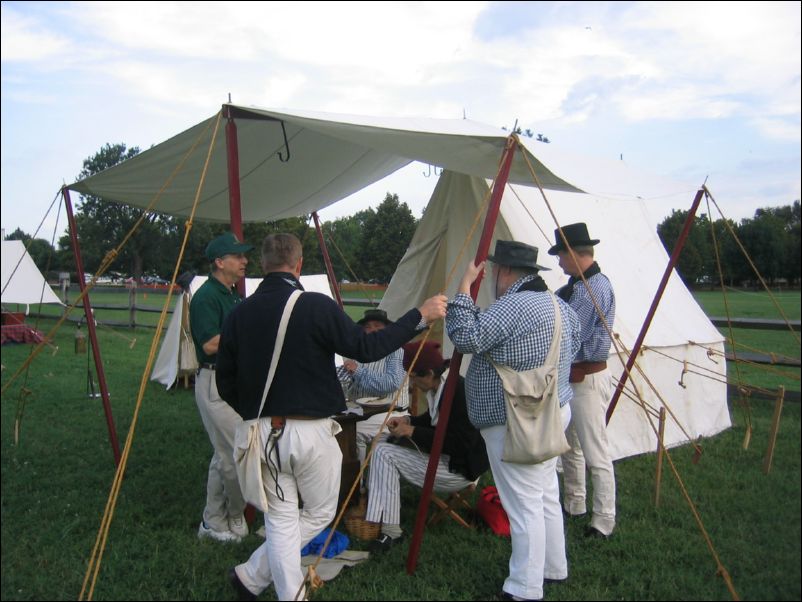 Mr Pry's tent was the place to be