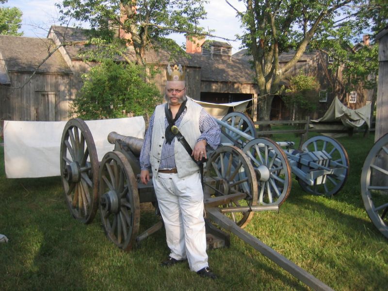 Vince, with Cutlass, Baldric & Tiara<br>(ShipsCo running joke)