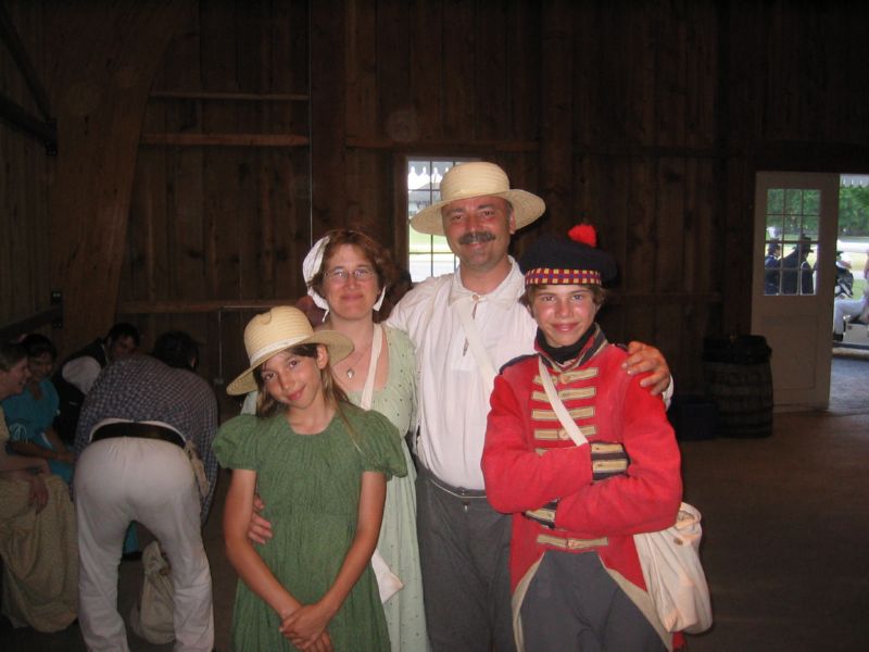 Reenacting, a family activity!