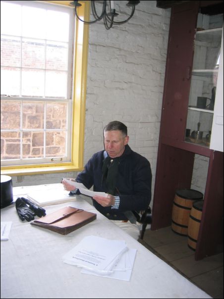 The barracks were a lot warmer than outside