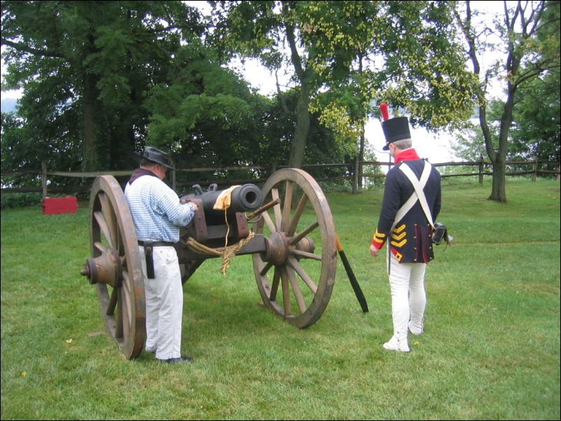 Marine contemplating a hand spike