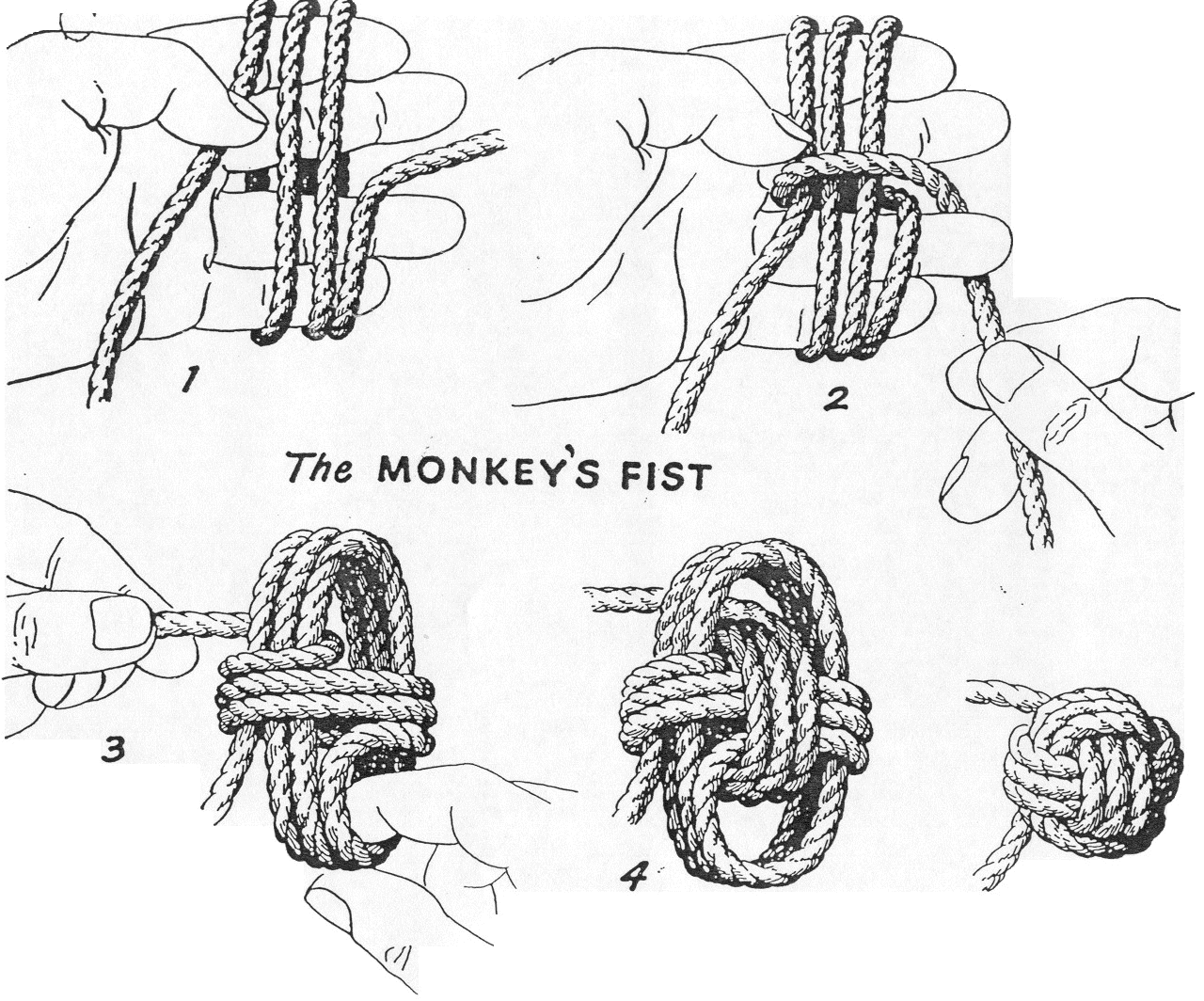 Monkey's Fist Directions