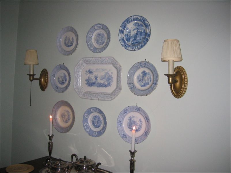 Liz's Blue Willow Wall
