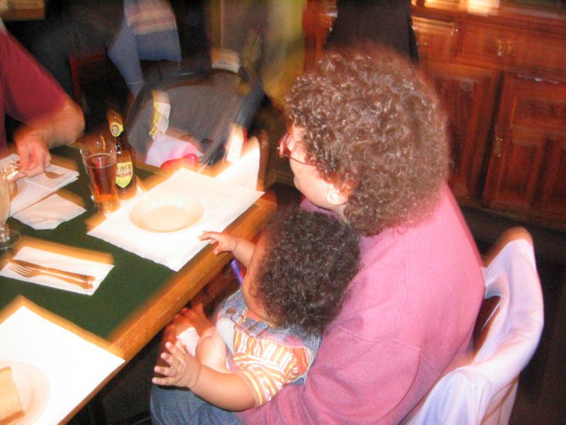 Mesmerizing his Nanee!