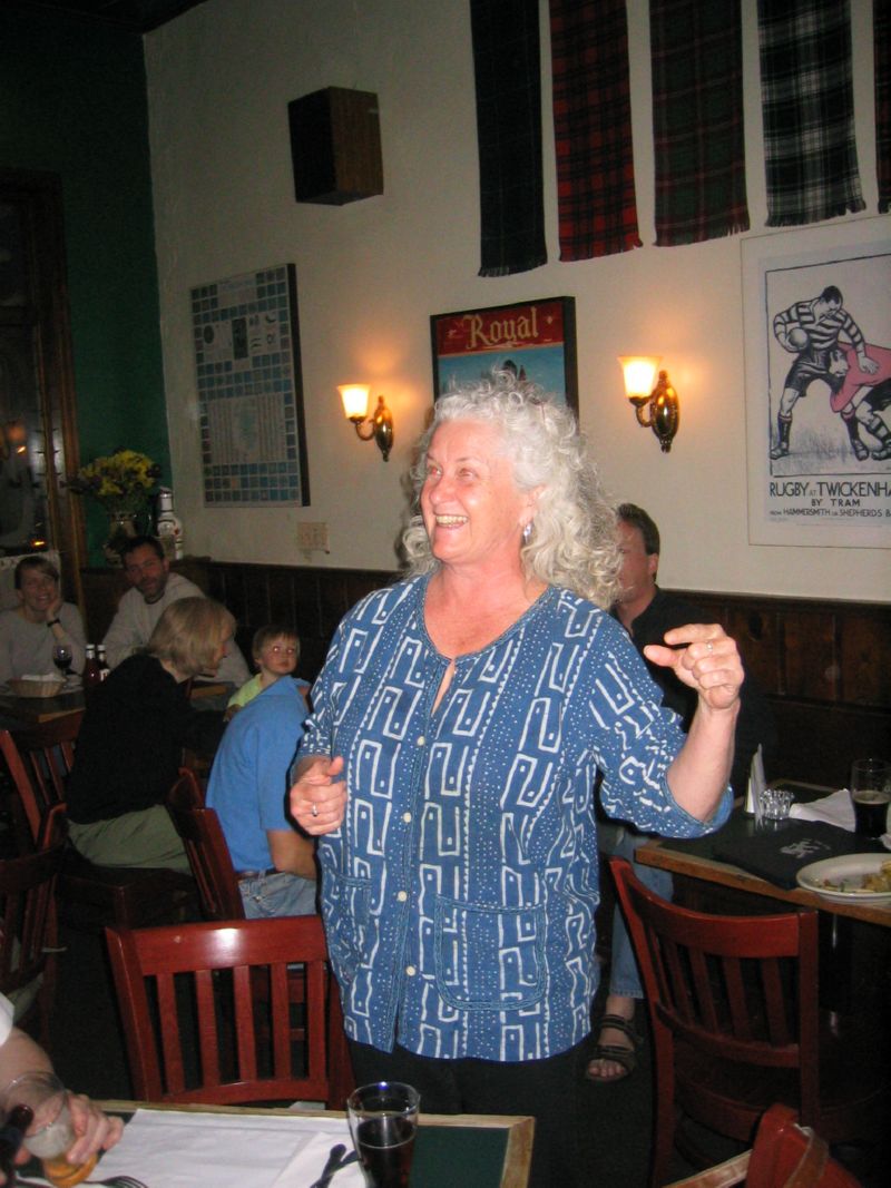 Janie sings of the South China Sea Chandlery