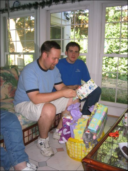 Ran got lots of baby stuff