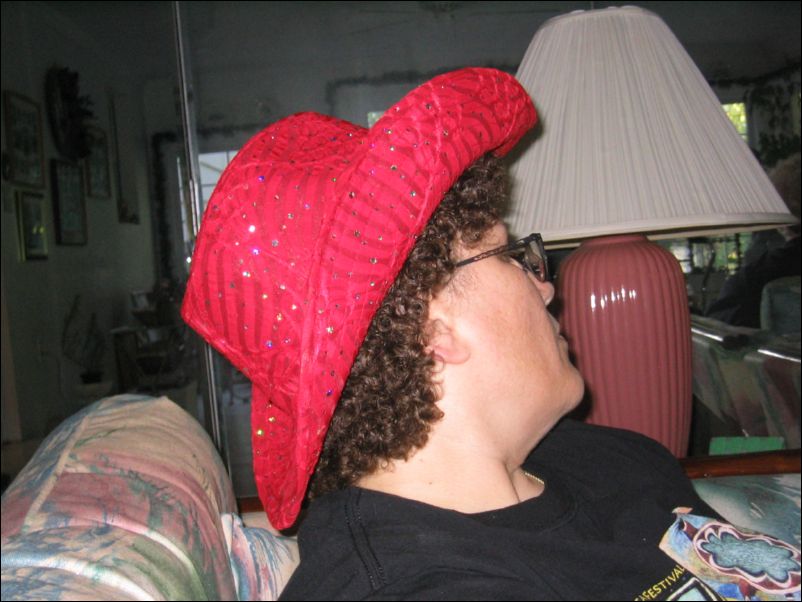 Her and that Red Hat!