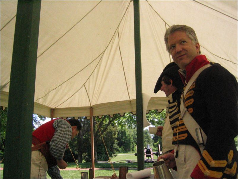 Sean Barnett as a drinking Marine