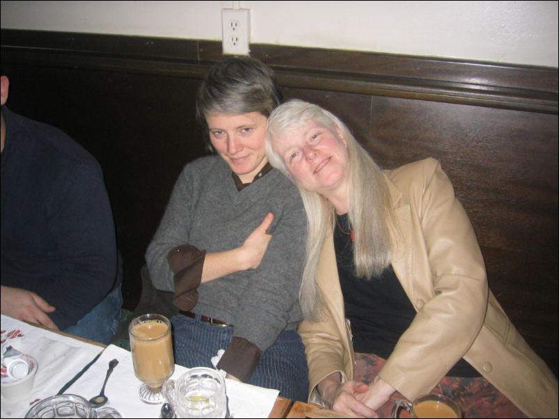 Jen and Cath, clownin'