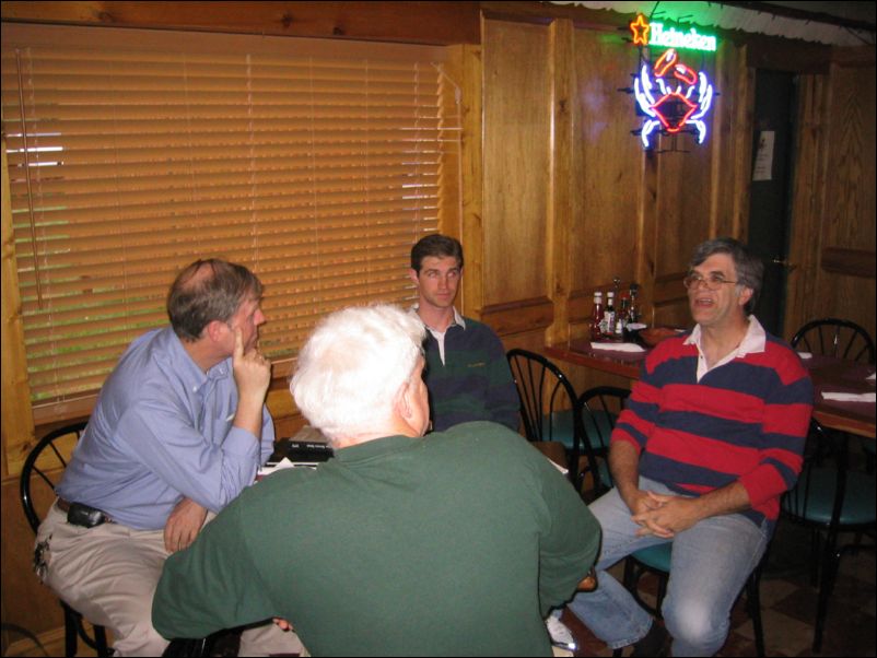 Mike B, Mike S, Ed S & Back of Geoff's head