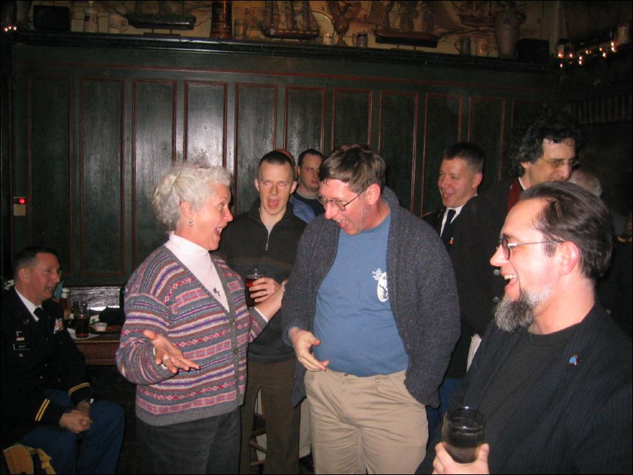 We showed up late...