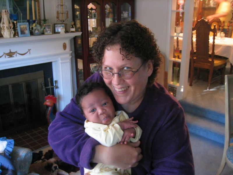 Sebastian, her pride and joy!